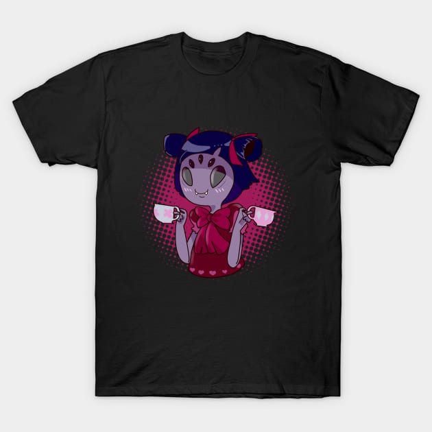 Muffet undertale T-Shirt by VCalavera